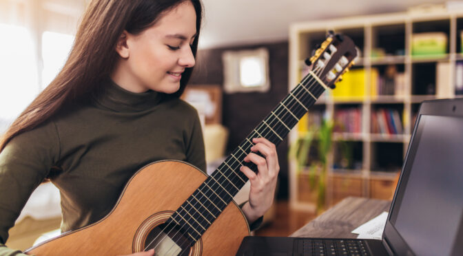study online guitar lessons at Huber Guitar Studio